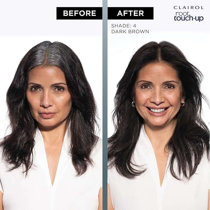 Clairol Root Touch-Up by Nice'n Easy Permanent Hair Dye, 5 Medium Brown Hair Color, Pack of 1 1 & Root Touch-Up Color + Volume 2-in-1 Temporary Hair Coloring Spray, - Image 4