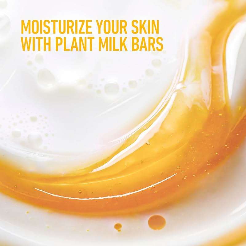 Dove Plant Milk Cleansing Bar Soap Turmeric Milk & Lemon Drop Glow Booster 4 Count for Moisturized Skin Gentle Cleanser, No Sulfate Cleansers or Parabens, 98% Biodegradable Formula 5 oz - Image 5