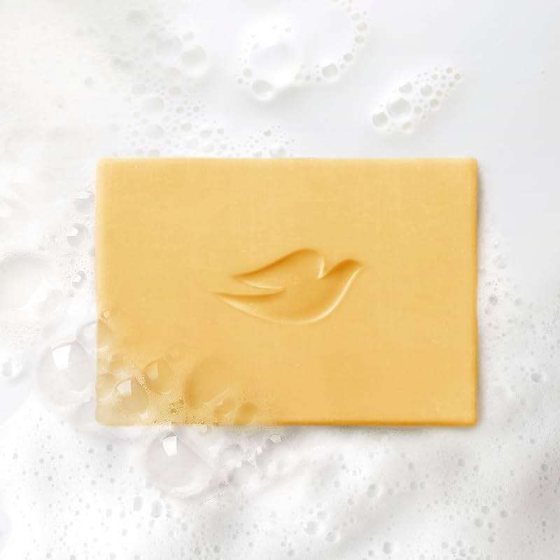 Dove Plant Milk Cleansing Bar Soap Turmeric Milk & Lemon Drop Glow Booster 4 Count for Moisturized Skin Gentle Cleanser, No Sulfate Cleansers or Parabens, 98% Biodegradable Formula 5 oz - Image 8