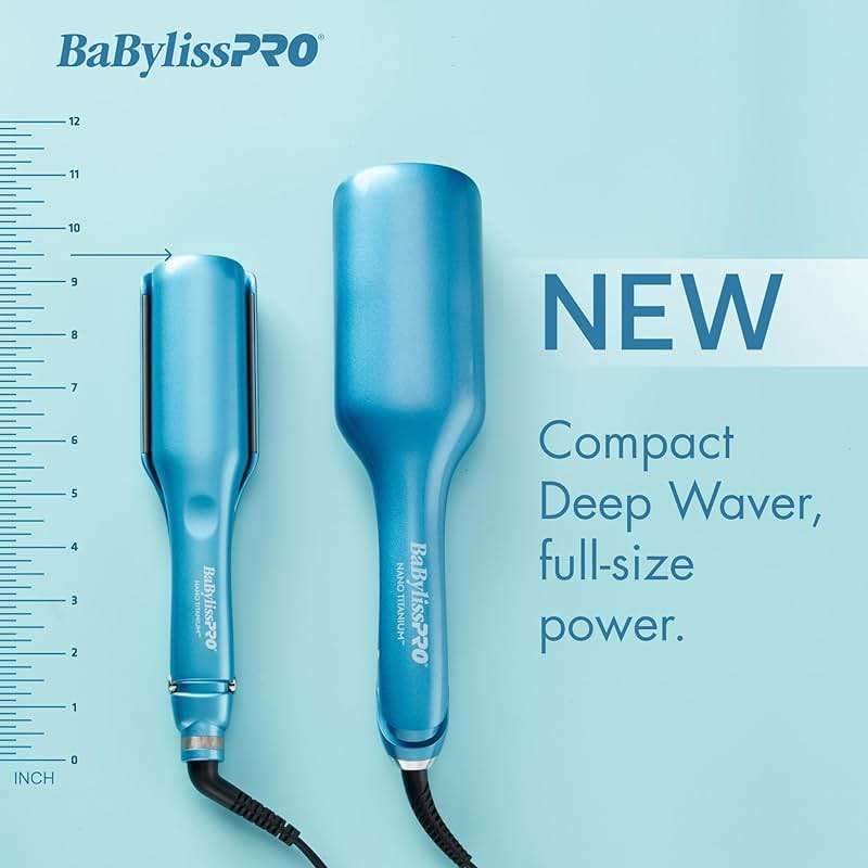 BaBylissPRO® Nano Titanium™ COMPACT TOOLS deliver full power in a compact size - deep waver, hair dryer, hot air brush, paddle brush, wand - Image 2