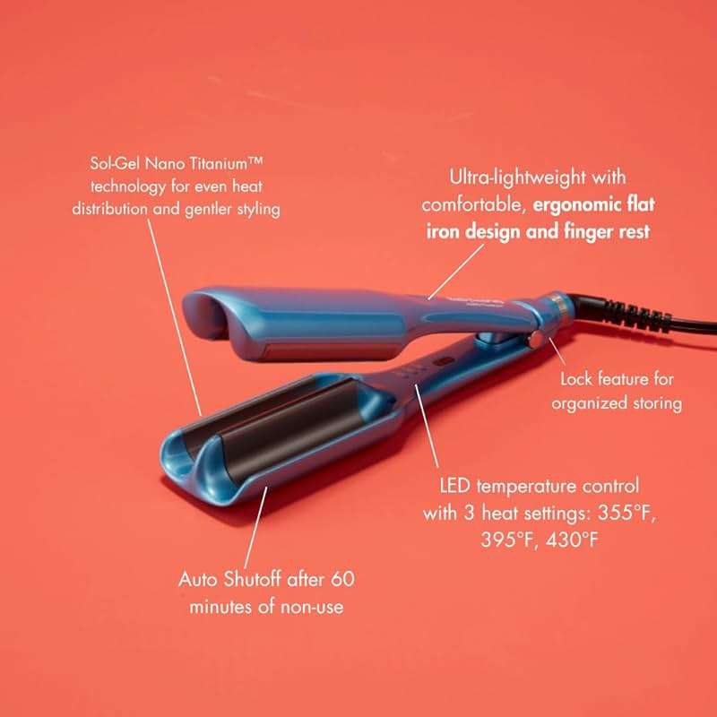 BaBylissPRO® Nano Titanium™ COMPACT TOOLS deliver full power in a compact size - deep waver, hair dryer, hot air brush, paddle brush, wand - Image 7