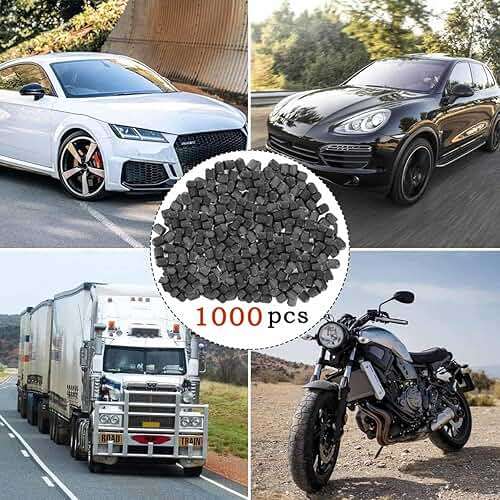 1000 Pcs Tire Valve Stem Caps Z-oneMart Plastic Black Tire Valve Caps for car Tires Universal Heavy-Duty Stem Covers for Car Leak Proof Stem Cover for SUV Truck Bike Bicycle Motorcycles Wheel - Image 7