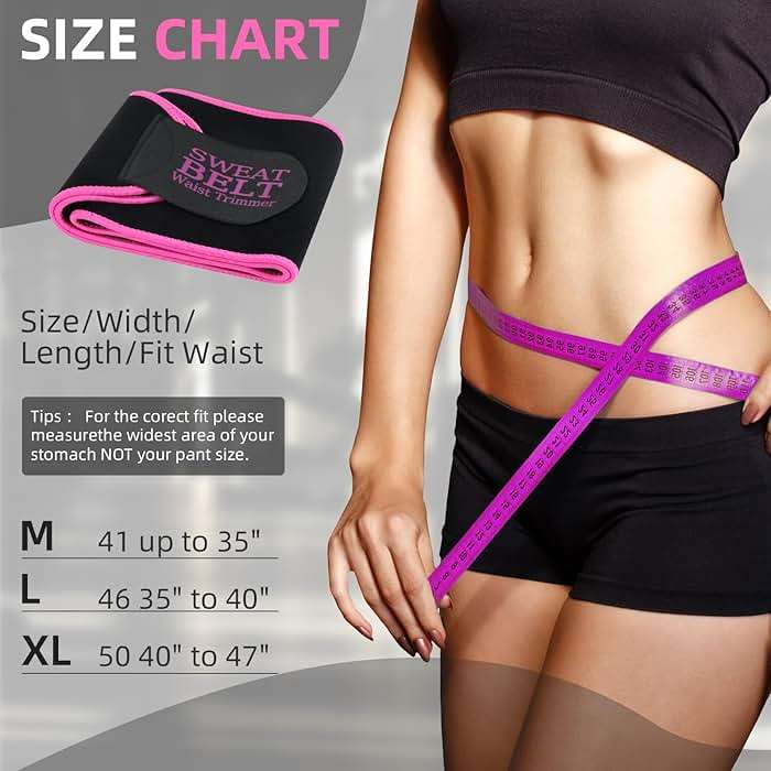 Lisacool Waist Trainer for Women Lower Belly Fat,Waist Sweat Band for Women,Belly Band Tummy Control & Workout Waist Trimmer - Image 2