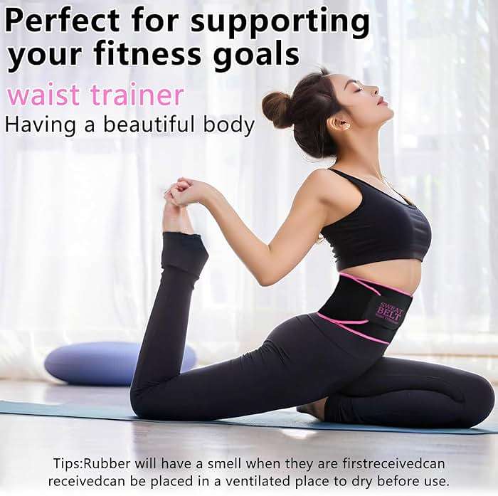 Lisacool Waist Trainer for Women Lower Belly Fat,Waist Sweat Band for Women,Belly Band Tummy Control & Workout Waist Trimmer - Image 6