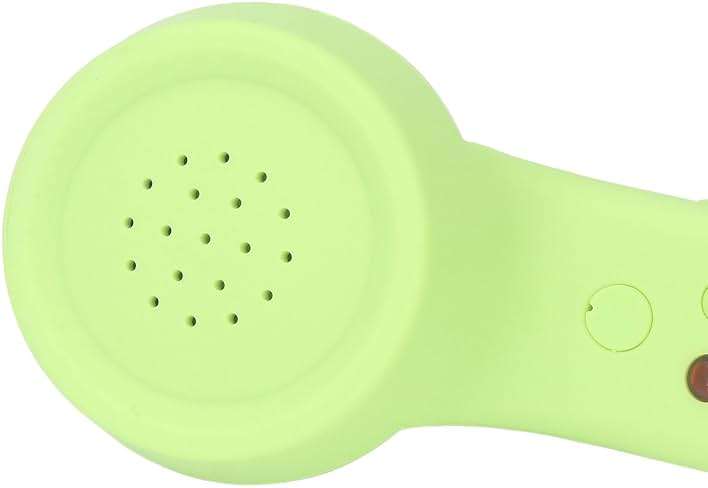 3.5mm Vintage Retro Telephone Handset, Cell Phone Receiver, Radiation Proof Retro Handset, Microphone Speaker for Cellphone Smartphone, Handheld Old Telephone Headset (Green) - Image 7