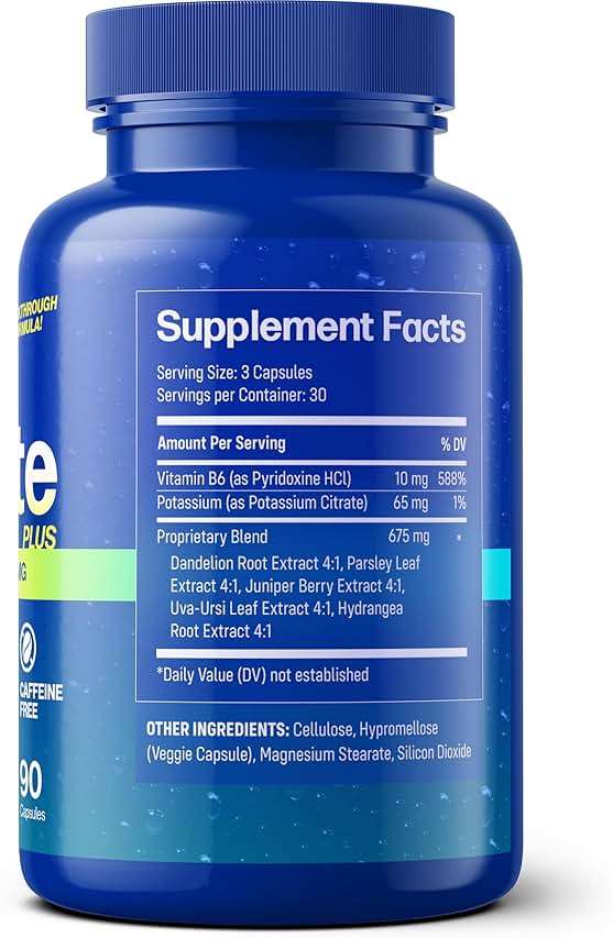 Water Pills for Swollen Feet & Legs (Easy-to-Swallow) Reduces Water Retention, Puffiness Without Side Effects - Top Value & Quality for Water Weight Loss - Diulite Will Have a Fast Effect on Your Body - Image 7