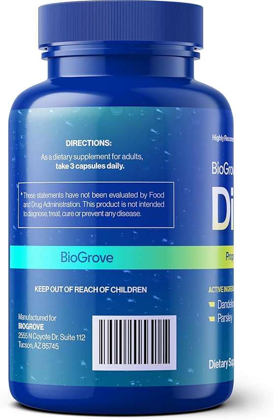 Water Pills for Swollen Feet & Legs (Easy-to-Swallow) Reduces Water Retention, Puffiness Without Side Effects - Top Value & Quality for Water Weight Loss - Diulite Will Have a Fast Effect on Your Body - Image 8