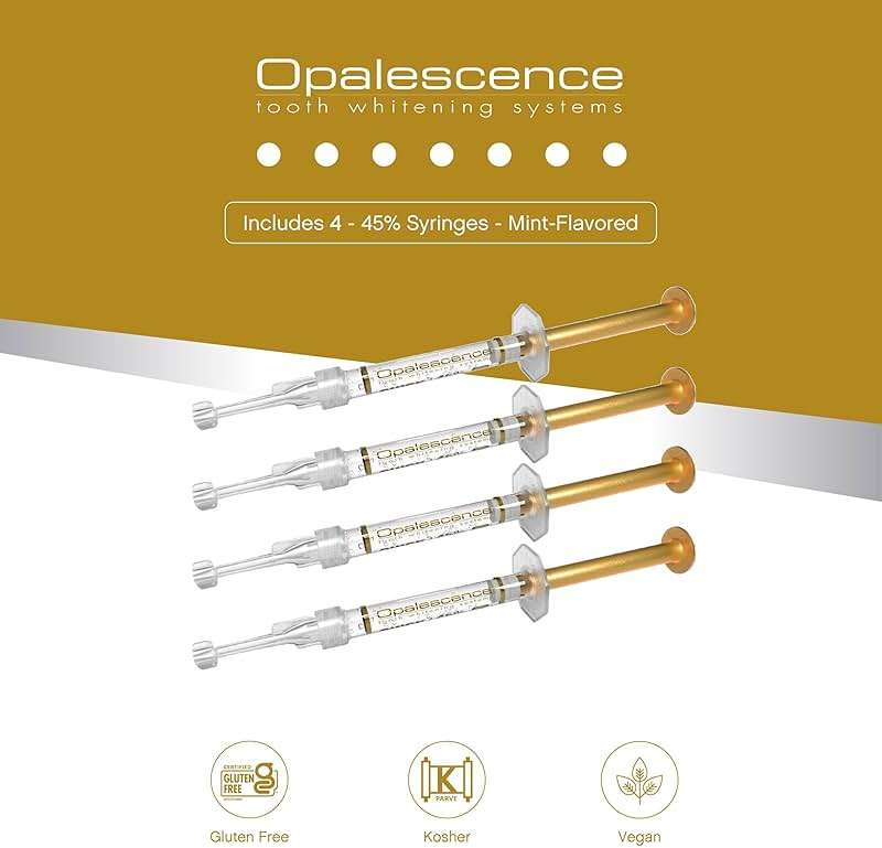 Opalescence 45% Syringes Teeth Whitening Gel - with PF - (8 Syringes) Refill Kit Carbamide Peroxide. Made by Ultradent, in Mint Flavor. Tooth Whitening 5359-4 - Image 3