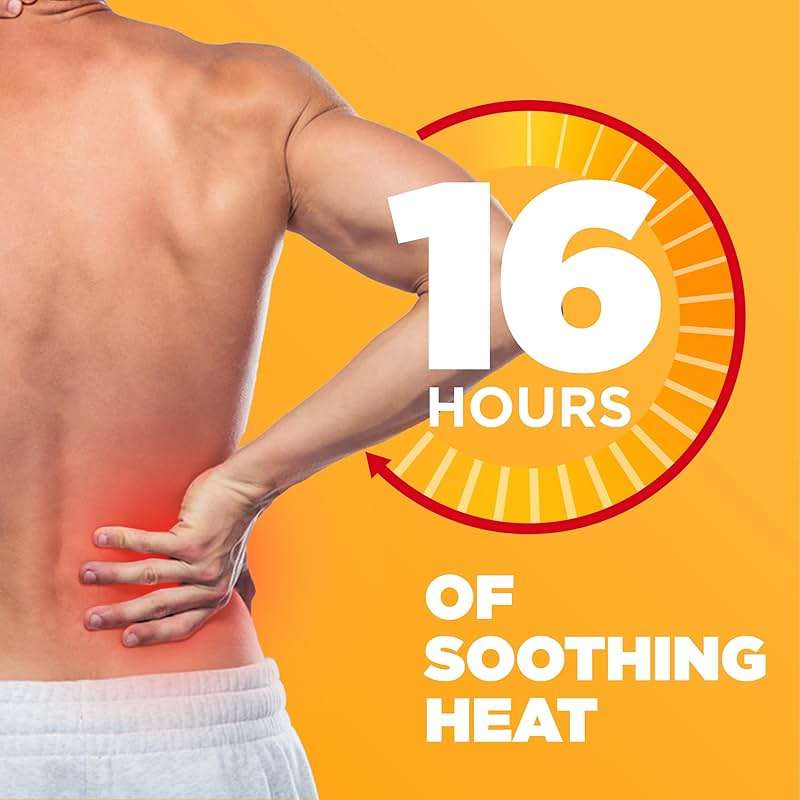 ThermaCare Advanced Back & Hip Heat Wraps for Lower Back Pain Relief - Heating Pads with 16-Hour Heat Therapy - Adhesive Heat Wraps for Muscle & Joint Pain, Flexible Fit Design - 3 Count - Image 2