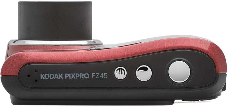 Kodak PIXPRO FZ45 16MP Digital Camera 4X Optical Zoom 27mm Wide Angle 1080P Full HD Video 2.7" LCD Camera (Red) + 64GB Card and Reader + Case + Memory Wallet + Tripod + Cleaning Bundle - Image 8