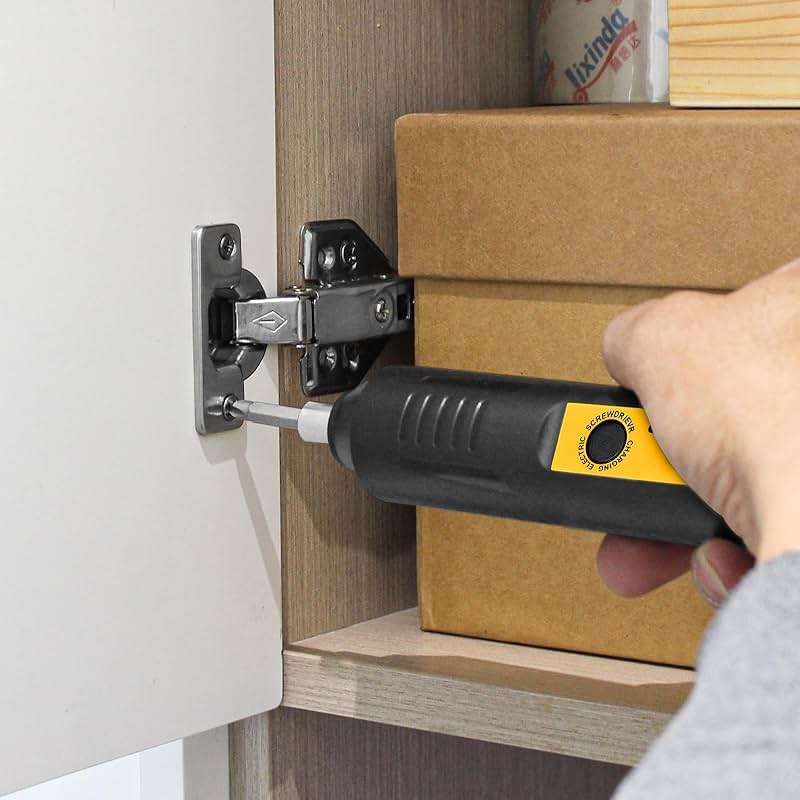 JULIXIN Cordless Screwdriver Rechargeable – Compact Battery Operated Electric Screw Driver with Magnetic Bits, Type-C Charging, 12 Bits & Storage Box – Small Power Screwdriver for DIY & Repairs - Image 5