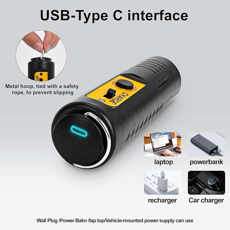 JULIXIN Cordless Screwdriver Rechargeable – Compact Battery Operated Electric Screw Driver with Magnetic Bits, Type-C Charging, 12 Bits & Storage Box – Small Power Screwdriver for DIY & Repairs - Image 8
