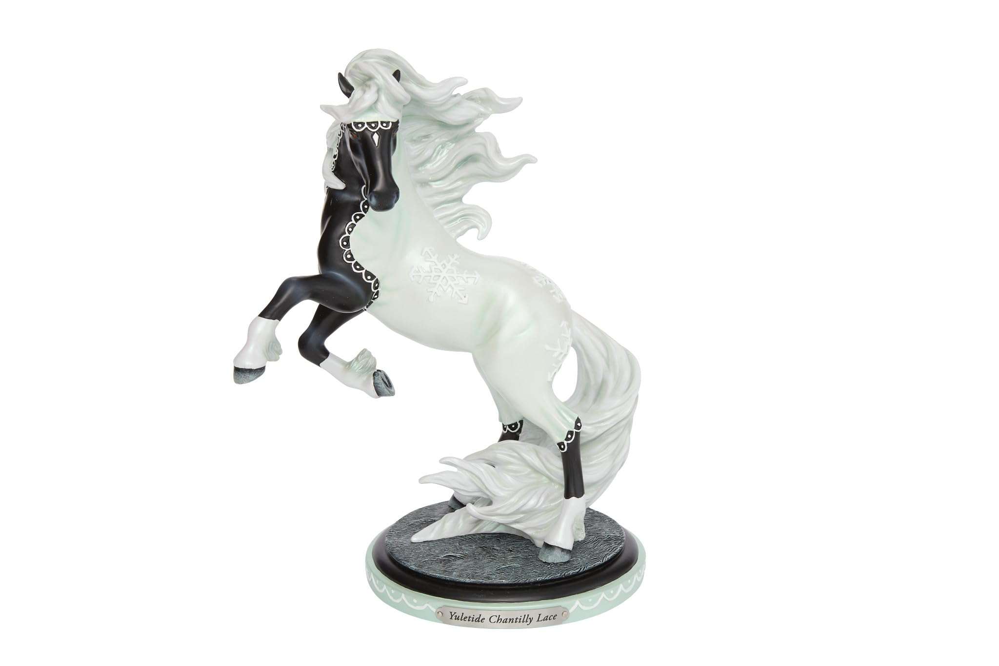 Enesco The Trail of Painted Ponies Christmas Yuletide Chantilly Lace Figurine, 5.6 Inch, Multicolor - Image 1