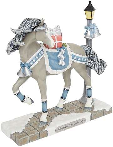 Enesco The Trail of Painted Ponies Christmas Time in The City Figurine, 8 Inch, Multicolor - Image 3