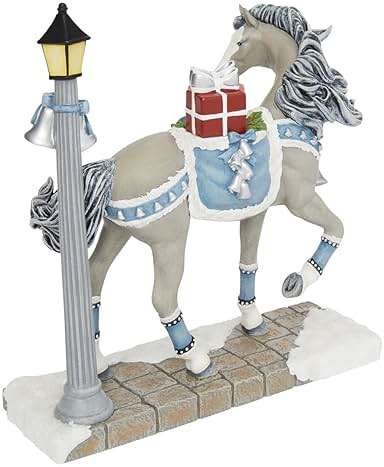 Enesco The Trail of Painted Ponies Christmas Time in The City Figurine, 8 Inch, Multicolor - Image 5