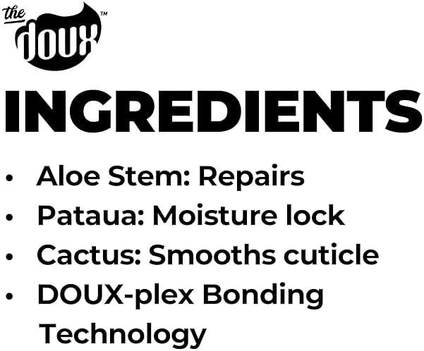 The Doux PRESS REWIND Curl Retention Shampoo for Curly Hair – Anti-Frizz Hydrating Shampoo with Aloe & Pataua Oil – Frizz Control Hair Care for Men & Women – Sulfate-Free, 8 oz - Image 4