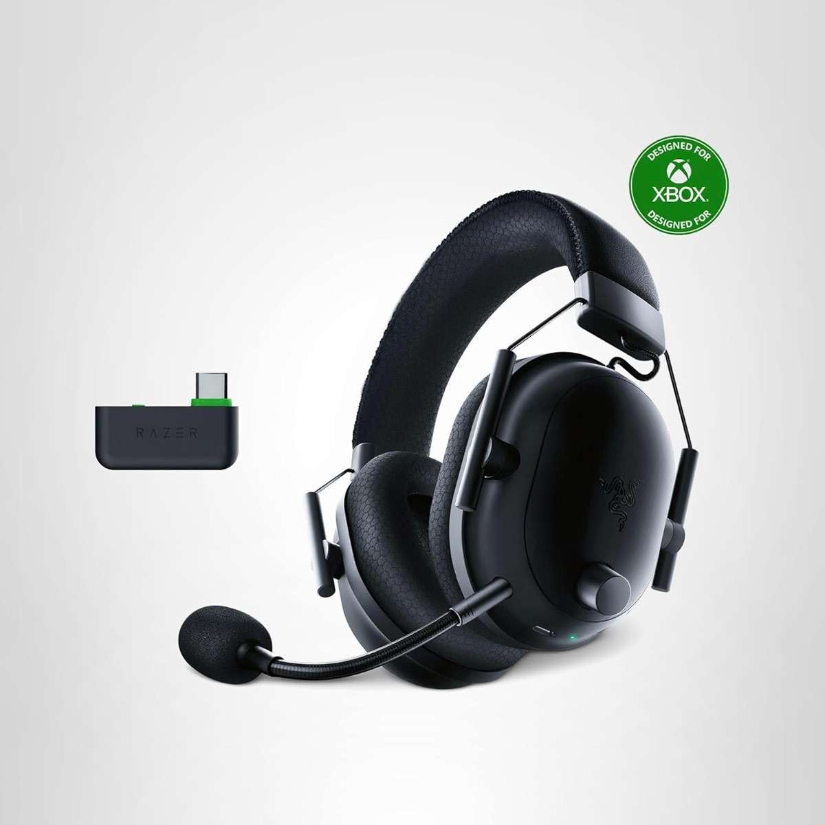 Razer BlackShark V2 Pro Wireless Xbox Gaming Headset: 50mm Drivers - Super Wideband Mic - Noise Isolating Earcups - for Xbox, PS5, Nintendo Switch 2, PC, Mac - Bluetooth, USB-C - 70hr Battery - Black - Image 11