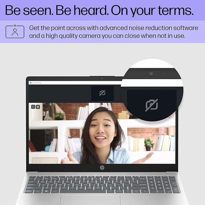 HP 15 inch Laptop, HD Display, 13th Generation Intel Core i5-1334U, 8 GB RAM, 512 GB SSD, Intel Iris Xe Graphics, Windows 11 Home, 15-fd0012nr (2024) - Image 3