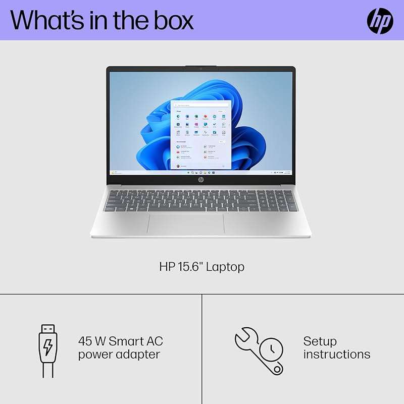 HP 15 inch Laptop, HD Display, 13th Generation Intel Core i5-1334U, 8 GB RAM, 512 GB SSD, Intel Iris Xe Graphics, Windows 11 Home, 15-fd0012nr (2024) - Image 8