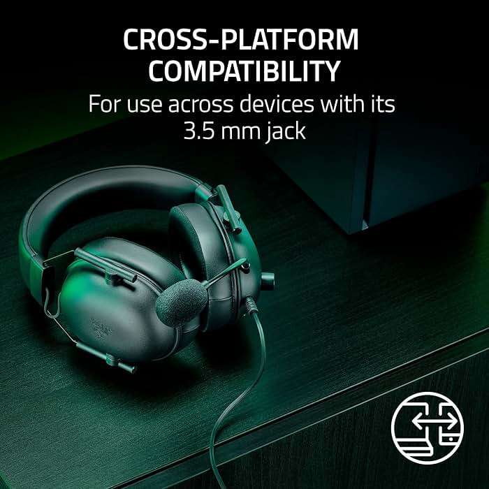Razer BlackShark V2 X Xbox Gaming Headset: 50mm Drivers - Cardioid Mic - Lightweight - Comfortable, Noise Isolating Earcups - for Xbox Series X, Series S, PS5, PC, Switch via 3.5mm Audio Jack - Black - Image 7