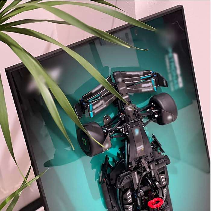 iLuane Display Wallboard for LEGO Technic Mercedes-AMG W14 E 42171 Model Car Building Sets, Adult Collectibles Wall Mount, Room or Office Decor for Men & Women, Gradient Color (No Car Included) - Image 8