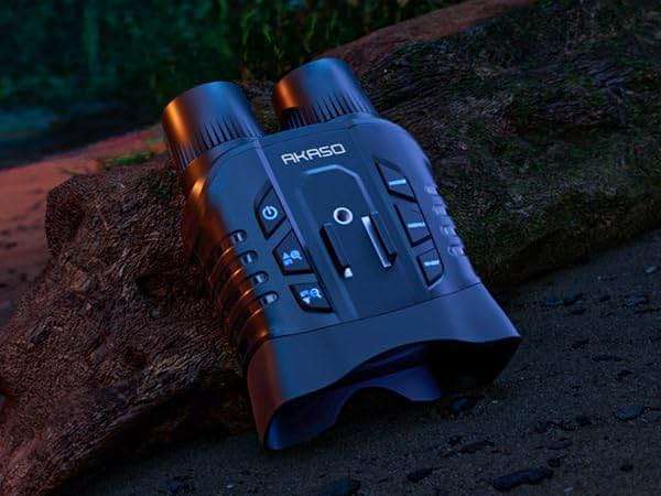 AKASO Seemor-200 Night Vision Goggles - 4K Full Color Night Vision Binoculars for Adults, App-Enabled Photo and Video Saving,AI-ISP 3280FT Viewing Range,16x Digital Zoom for Camping Hiking & Security - Image 9