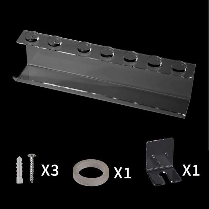Storage Holder for Dyson Airwrap Curling Iron Complete Acrylic Wall Mount Bracket Stand Storage Rack Tool for Home Bathroom Shelf Organizer - Image 5