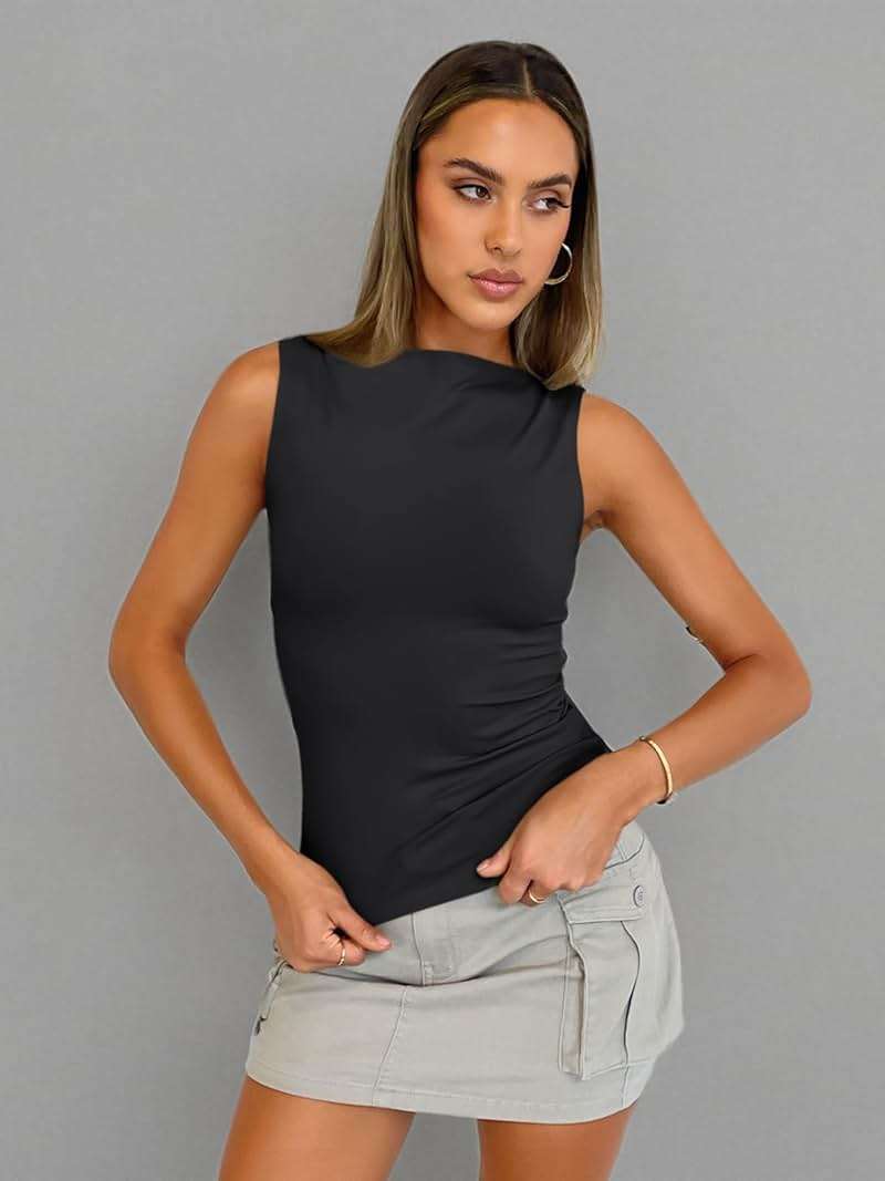 Trendy Queen Women Going Out Summer Tank Tops Spring Casual Basic Cute 2026 Sleeveless Shirt Vacation Fashion Outfit Clothes - Image 6