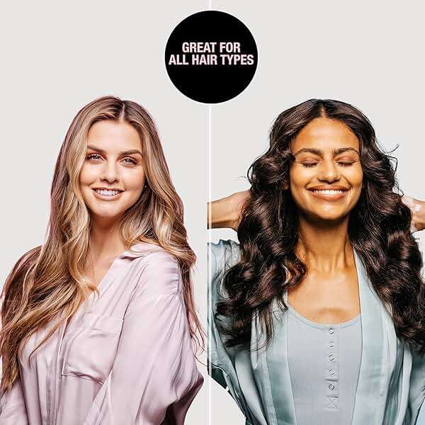 Conair Satin Heatless Curls Set - Heatless curls overnight- heatless curls headband - includes 1 Long Satin Roller, 2 Ponytailers, and 2 Clips - Image 5