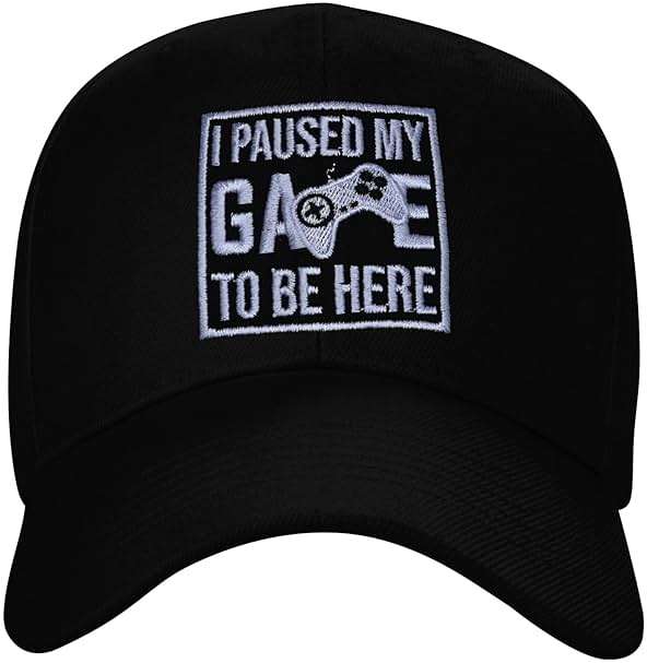 famliihw Embroidered Baseball Cap for Women Men Adjustable Baseball Hat Black Baseball Cap Trucker Hat - Image 7