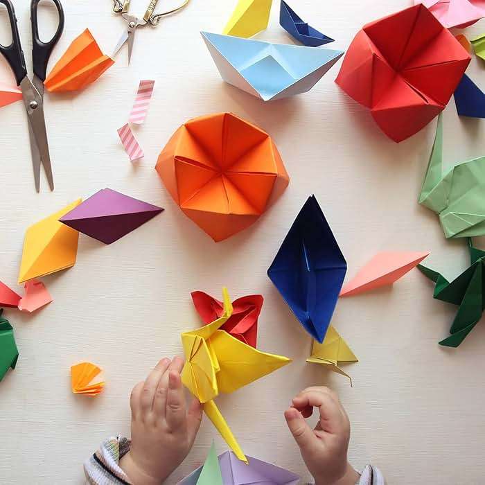 300 Sheets 6" Square Origami Paper, 20 Colors Origami Paper 6x6, Double Sided Color Origami Papers for Beginner, OrigamiPaper for Arts and Crafts - Image 7