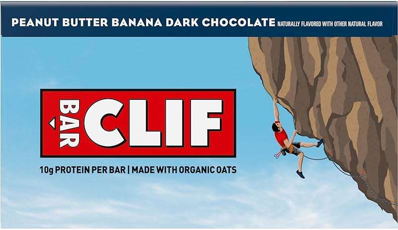 CLIF BAR - Energy Protein Bars - Peanut Butter Banana with Dark Chocolate - Made with Organic Oats - Energy Bars - Non-GMO - (10 Pack) - Image 14
