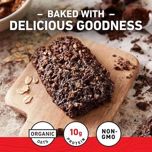CLIF BAR - Energy Protein Bars - Chocolate Brownie - Made with Organic Oats - Energy Bars - Non-GMO - (15 Pack) - Image 4