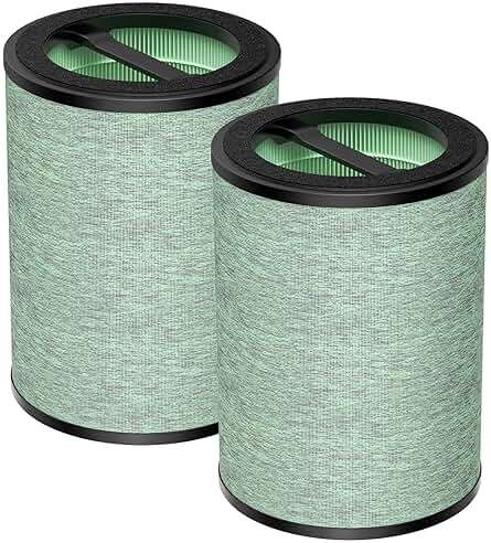 HEPA Filter Replacement Compatible with WYZE Smart Air Purifier, 4-in-1 High-Efficiency Air Filter, Standard Filter, 2 Pack - Image 1