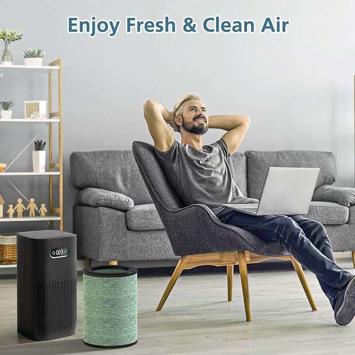 HEPA Filter Replacement Compatible with WYZE Smart Air Purifier, 4-in-1 High-Efficiency Air Filter, Standard Filter, 2 Pack - Image 7