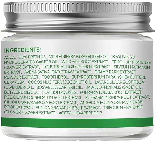 Jardient Wild Yam Cream Hormone Balance: Australia Dr. Barbara O'neill Recommended Organic Formula for Menopause Relief & Menstrual Support Like Hot Flashes Night Sweats - Image 8