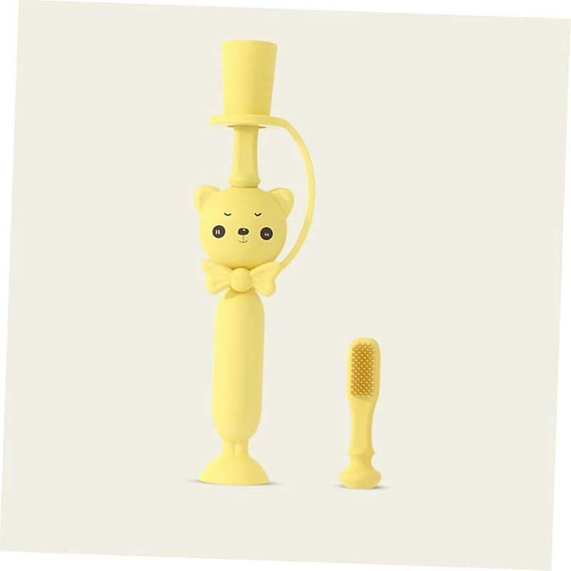 BUTIFULSIC Silicone Toothbrush for Toddlers Boys and Girls Brush Training Brush Soft Bristles Oral Care Tool Random Color - Image 7