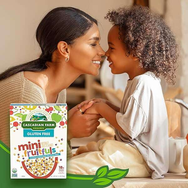 Cascadian Farm Organic Mini Fruitfuls, Gluten Free Cereal, Made with Whole Grain, Non-GMO, 11.1 oz - Image 6