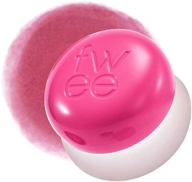 fwee Lip&Cheek Blurry Pudding Pot | Airbrushed Blush & Lip, Buildable & High Pigment, Long-lasting, Lightweight, Natural Soft Matte Finish, Satin Finish Blush - Cherry (Vibrant Pink) | 0.17 oz - Image 1