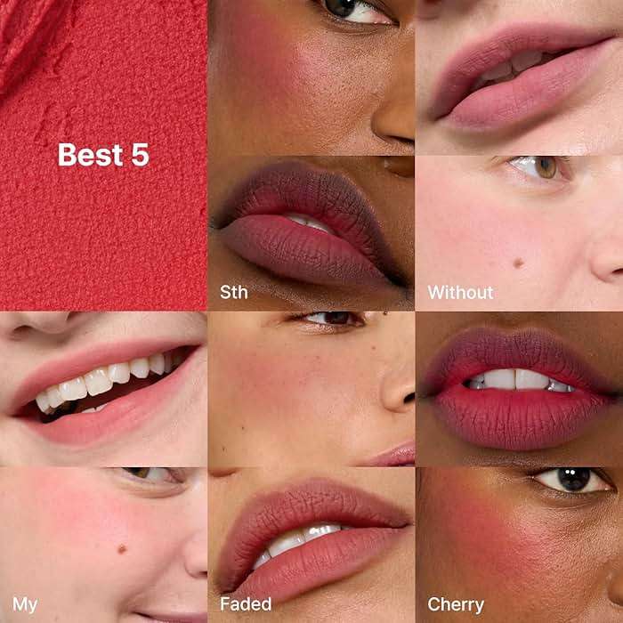 fwee Lip&Cheek Blurry Pudding Pot | Airbrushed Blush & Lip, Buildable & High Pigment, Long-lasting, Lightweight, Natural Soft Matte Finish, Satin Finish Blush - Cherry (Vibrant Pink) | 0.17 oz - Image 8