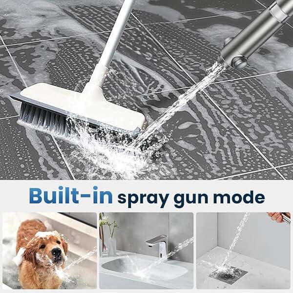 JOMST Filtered Shower Head with Handheld,High Pressure Shower Head 4 Spray Modes,ShowerHead with ON/OFF Switch for Pets,Built-in Power Wash to Clean Tub,Shower Heads Combo with Stainless Steel Hose - Image 7