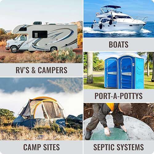 RV Toilet Paper - 12 Pack Septic Safe Toilet Paper 2-Ply Quick Dissolving Camper Toilet Paper Septic Safe to Prevent Clogs - Perfect for Automotive RVs, Septic Tank Systems, Boats, and Camping - Image 6