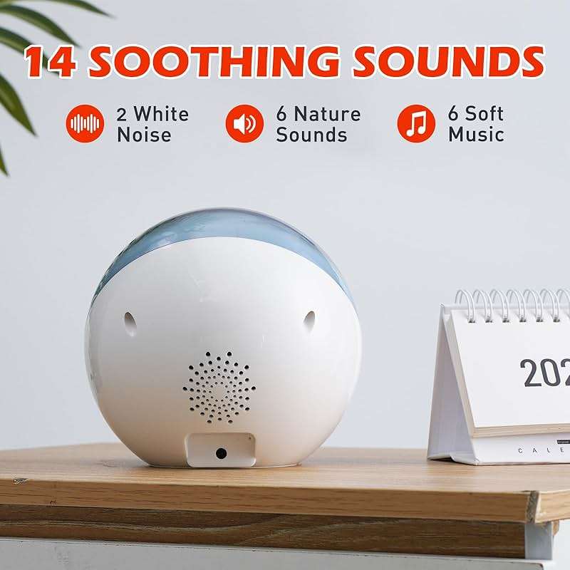 TIMEFUN Kids Alarm Clock, Ok to Wake Clock with Sun & Star, Sound Machine, Night Lights, Nap Timer, Sleep Training Clock for Toddlers, Child - Image 5