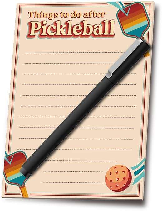 ASVP Shop Pickleball Notepads - Things To Do After Pickleball - Pack of 2 Notepads - For All Pickleball Fans - Image 3