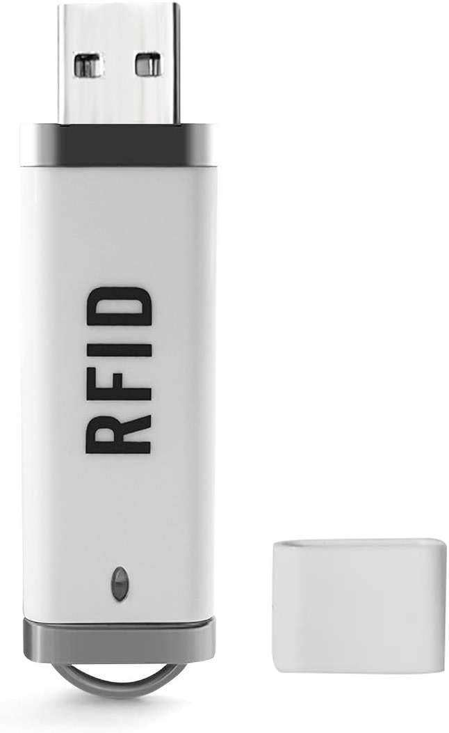 RFID Reader Mini ID IC Card Reader RFID Scanner 125KHz/13.56Mhz Card Reader Dual Frequency Reads TK4001 EM4100 ID IC NFC Card Access Control Reader USB Port - Image 1