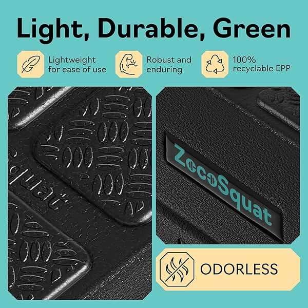 Squat Wedge Block Set of 3/5 - 960 LBS Capacity - Slant Board for Calf Stretching with 5 Stackable Angles - Calf Stretcher Slant Board - Workout Equipment - EPP Material for Exercise Equipment & Physical Therapy - Image 7