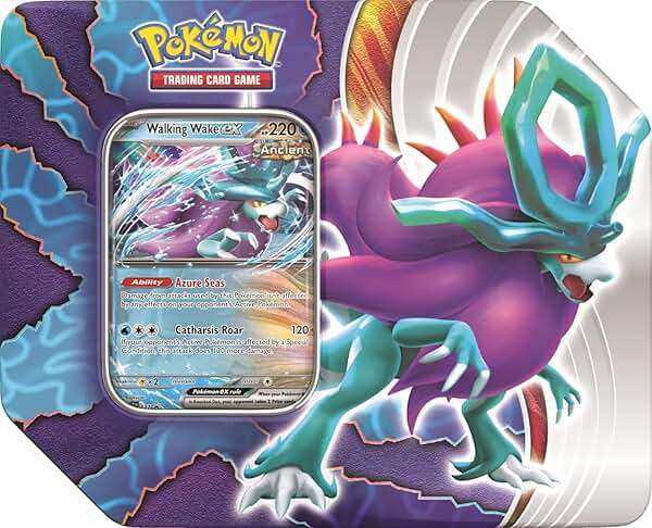Pokemon TCG: Paradox Clash TIN: Iron Leaves EX OR Walking Wake EX - Image 1