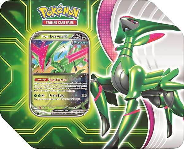 Pokemon TCG: Paradox Clash TIN: Iron Leaves EX OR Walking Wake EX - Image 3