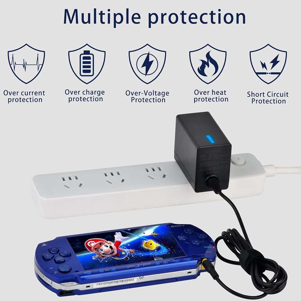 Batmax PSP Fast Charger for Sony PSP 1000 2000 3000 Series (PSP-1001, 2001, 3001) Console - Image 4