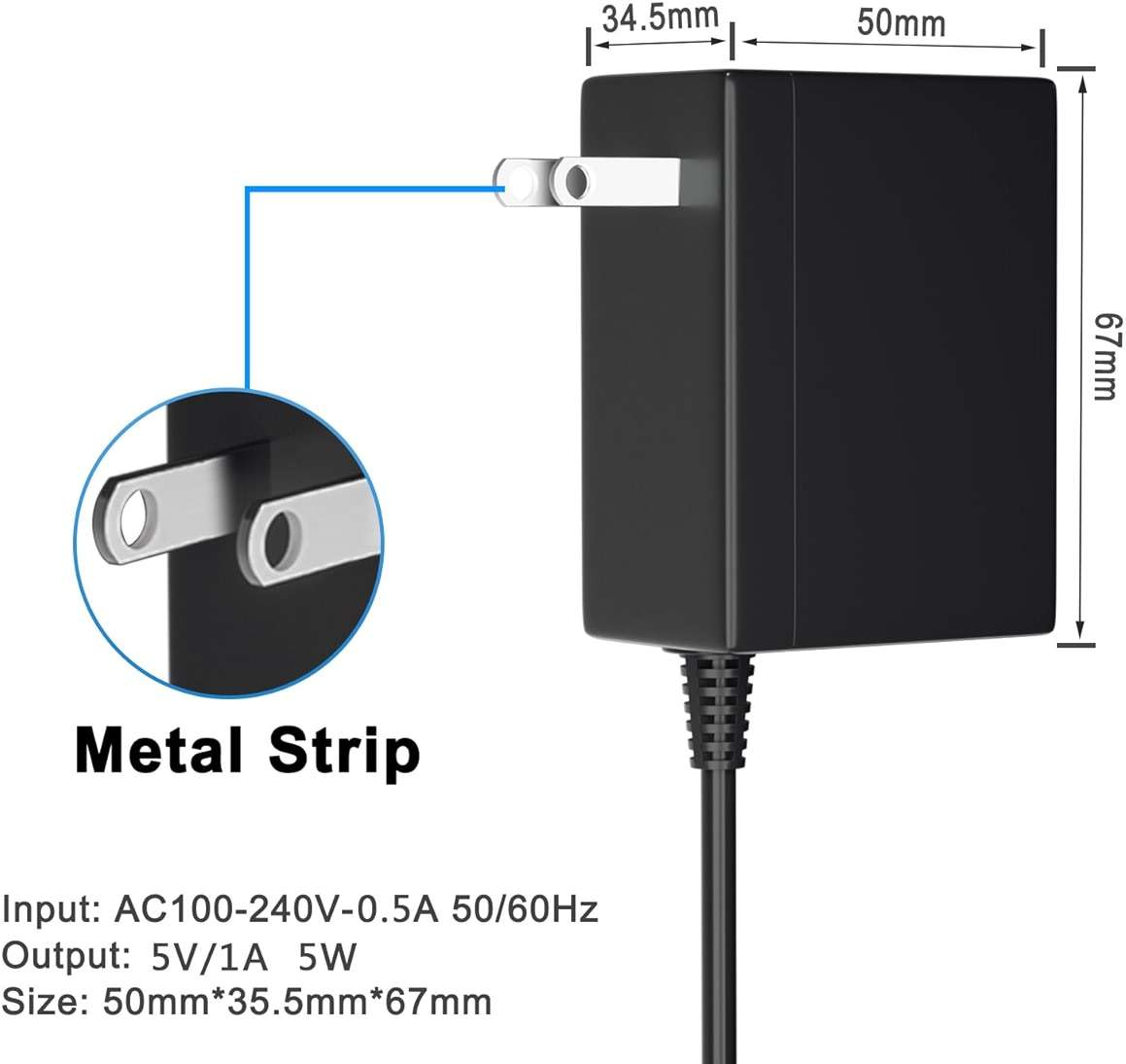 Batmax PSP Fast Charger for Sony PSP 1000 2000 3000 Series (PSP-1001, 2001, 3001) Console - Image 5
